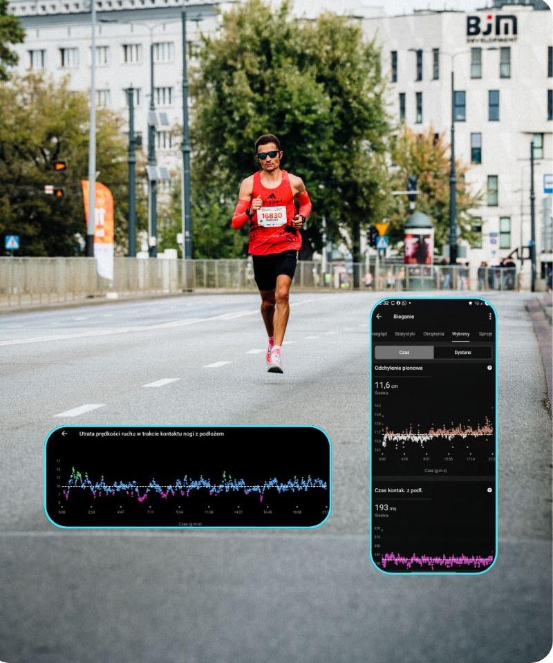 trener biegania - garmin+hrm600